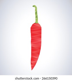 Triangle pepper illustration