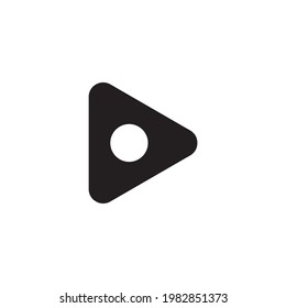 
triangle perforated geometric symbol simple logo vector