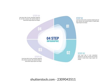 
Triangle pie charts for infographics. Elements with 3, 4, 5, 6, 7, 8, 9, 10 steps, options. in an abstract shape.