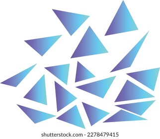 Triángulo Pieza De Ornamento Vector