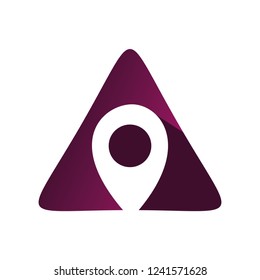 triangle pin logo