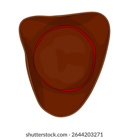 Chapéu Pirata Triângulo. Ilustração 3D. Isolado no fundo branco.