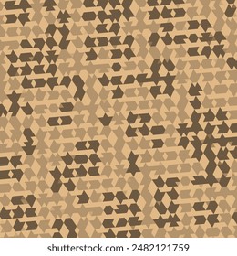 Triangle pixel camouflage, Flat decorative camouflage rock Desert background