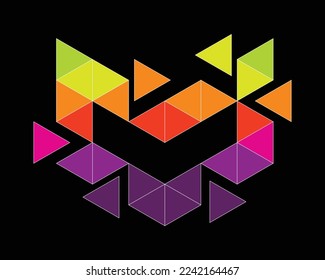 Triangle Play Digital logo design elements