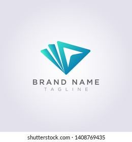 Triangle play logo, for your Business or Brand.