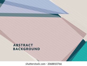 Triangle, polygon geometric modern business presentation design template, abstract pattern for any background. Vector illustration