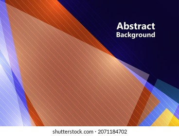 Triangle, polygon geometric modern business presentation design template, abstract pattern for any background. Vector illustration