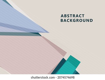 Triangle, polygon geometric modern business presentation design template, abstract pattern for any background. Vector illustration