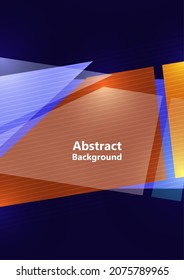 Triangle, polygon geometric modern business presentation design template, abstract pattern for any background. Vector illustration