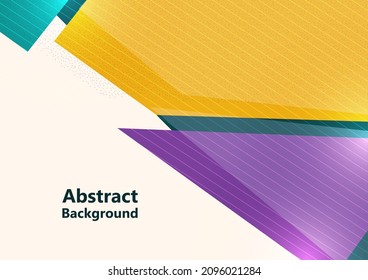 Triangle, polygon geometric modern business presentation design template, abstract pattern for any background. Vector illustration