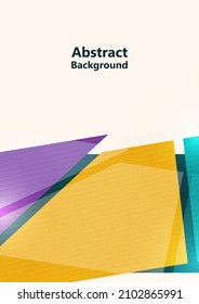 Triángulo, plantilla de diseño de presentación de negocios geométrica moderna de polígono, patrón abstracto para cualquier fondo. Ilustración del vector