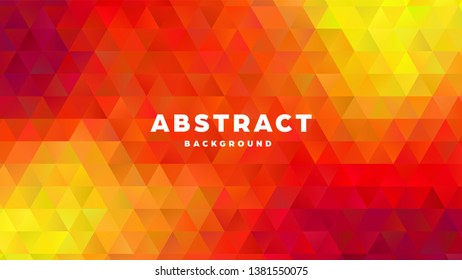 Triangle polygonal abstract background. Colorful gradient design. Low poly shape banner. Vector illustration.
