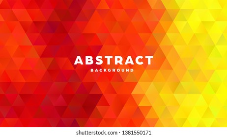 Triangle polygonal abstract background. Colorful gradient design. Low poly shape banner. Vector illustration.