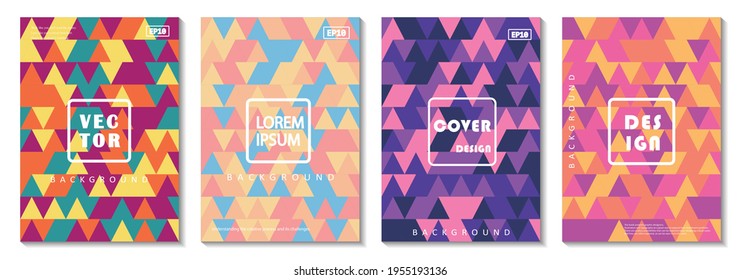 Triangle polygonal abstract background.Minimal covers design. Colorful halftone gradients.background modern template design for web.Future geometric patterns.Abstract backgroun.Eps10