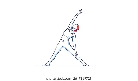 Triangle Pose Yoga A Comprehensive Guide to Achieve Balance and Strength Practice Safely
