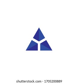 Triangle Prism Logo Vector Eps