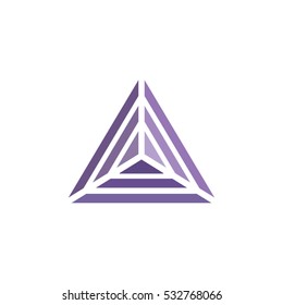 Triangle Prism Vector Icon