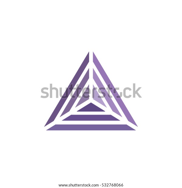 Triangle Prism Vector Icon Stock Vector Royalty Free 532768066