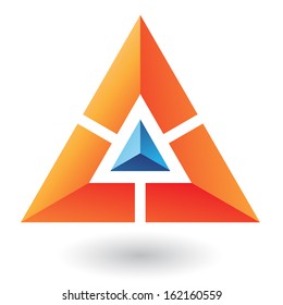 Triangle Pyramid Abstract Icon