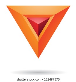 Triangle Pyramid Abstract Icon