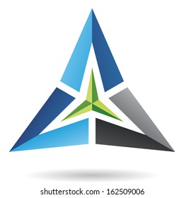 Triangle Pyramid Abstract Icon