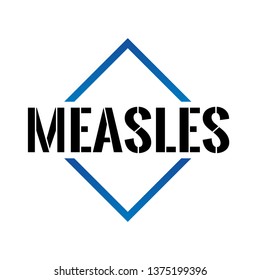 Triangle or pyramid line art vector icon measles