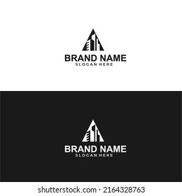 Triangle Real Estate logo vector