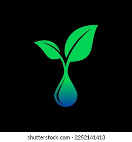 Dreieck-Recycling mit grünem Blatt, Recycling-Ökologie, Naturenergiemodell oder Symboldesign