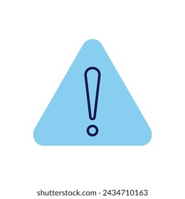 Triangle related vector icon. Isolated on white background. Vector illustration