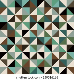 Triangle retro seamless background