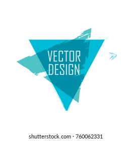 Triangle Retro Shape. Banners, Insignias,Logos,Icons,Labels and Badges.