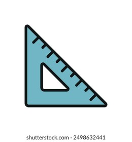 Triangle rule icon vector design templates simple and modern concept concept