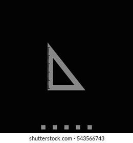Triangle ruler.