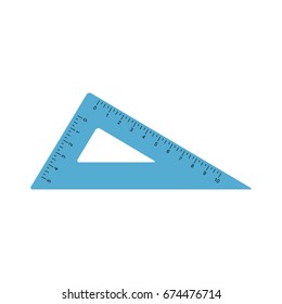 triangle ruler flat icon. You can be used triangle ruler icon for several purposes like: websites, UI, UX, print templates, promotional materials, info-graphics, web and mobile phone apps.