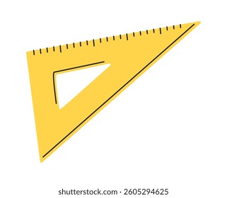 Triangle ruler hand-drawn drafting tool