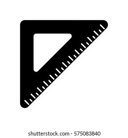 triangle ruler school pictogram