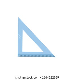 45 90 triangle ruler clipart