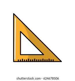 triangle ruler tool to study