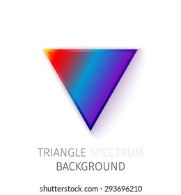 Triangle seamless background. Infographics composition with geometric shapes. 