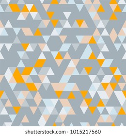 Triangle Seamless Background with Triangle Shapes of Different colors.  Textile, Fabric, Paper, Wallpaper Print Template for Business Broshure,
Cover Book. Template for Your Design