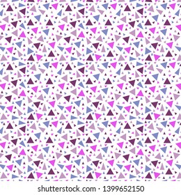 Triangle Seamless Background with Triangle Shapes of Different colors.