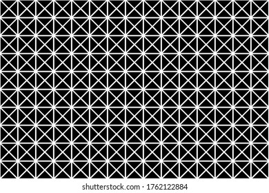 triangle seamless pattern. Abstract lattice, grillage background vector. Perfect for fabric designs, backdrop, backgrounds, pattern fill and wallpapers.
