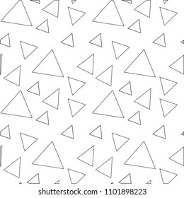 Triangle seamless pattern Abstract vector geometric background.Print for interior design and fabric