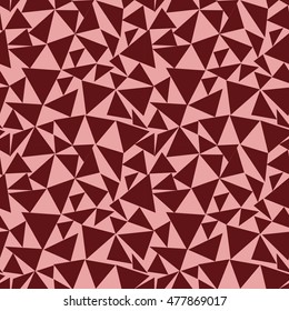 Triangle seamless pattern. Fashion graphic background design. Modern stylish abstract texture. Colorful template for prints, textiles, wrapping, wallpaper, website. VECTOR illustration