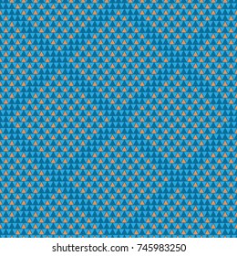 Triangle seamless pattern. Fashion graphic background design. Modern stylish abstract geometrical colorful texture. Template for prints, textiles, wrapping, wallpaper, website. Vector illustration