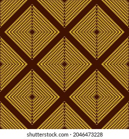 triangle seamless pattern, Folk motifs intricate shapes, Folk embroidery.