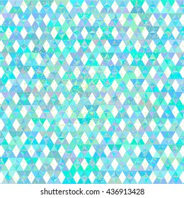 triangle seamless pattern gold drops.vector illustration.