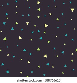 Triangle seamless Pattern. Repeating Triangle Vector Pattern. Cute Triangle Vector Background