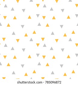 Triangle Seamless Pattern Vector Background