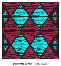 Triangle seamless texture for your fabric